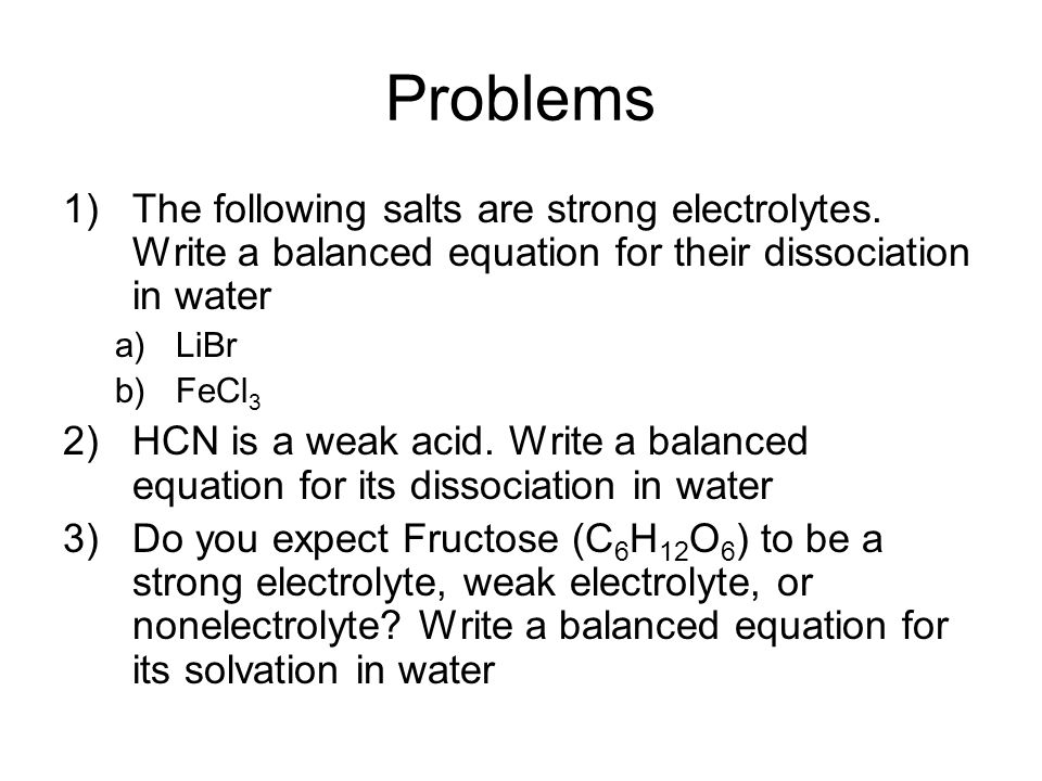 write a balanced chemical equation for the dissociation of ammonia in water